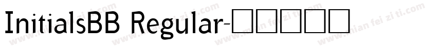 InitialsBB Regular字体转换